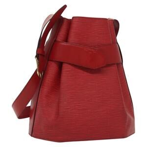 LOUIS VUITTON Epi Sac Depaule PM Shoulder Bag Red M80207